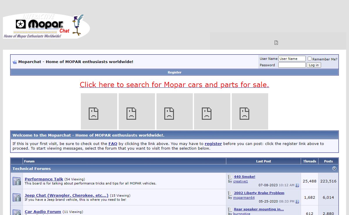 Moparchat - Home of MOPAR enthusiasts worldwide! - Powered by vBulletin