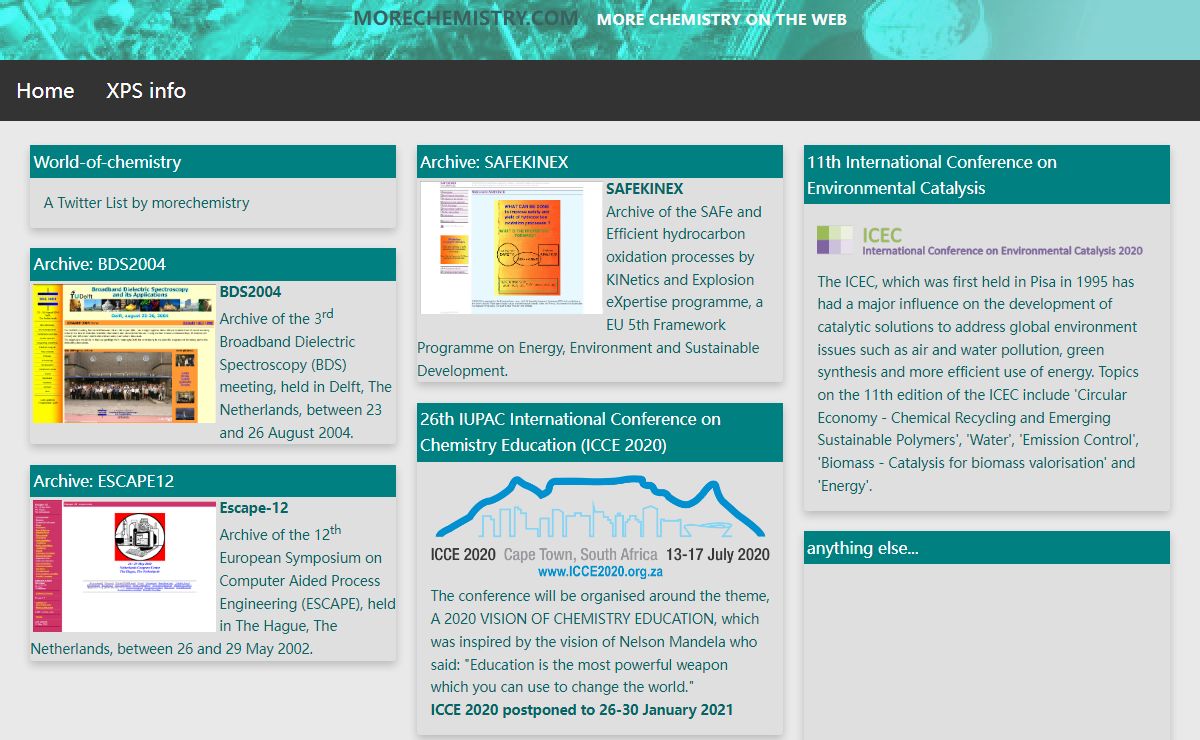 morechemistry.com: more chemistry on the web