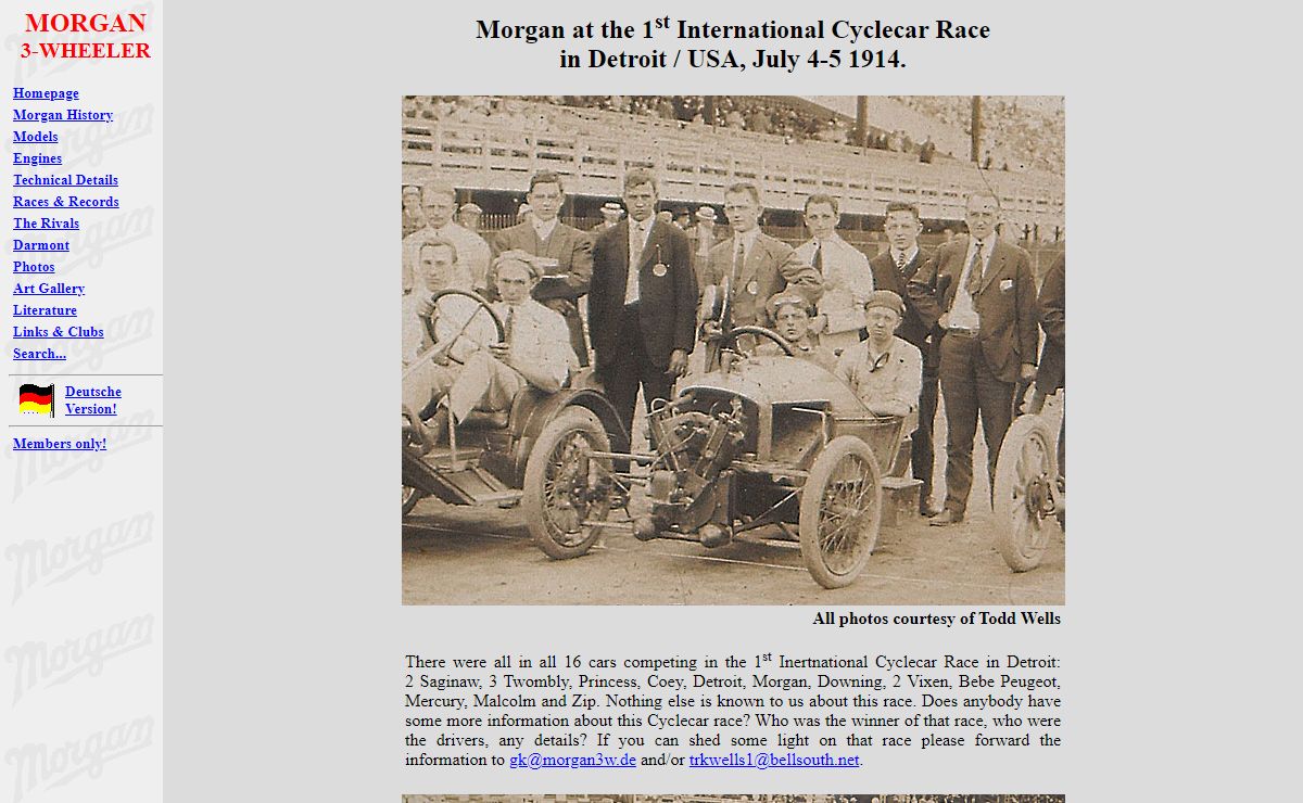 Morgan, the World's Leading 3-Wheeler