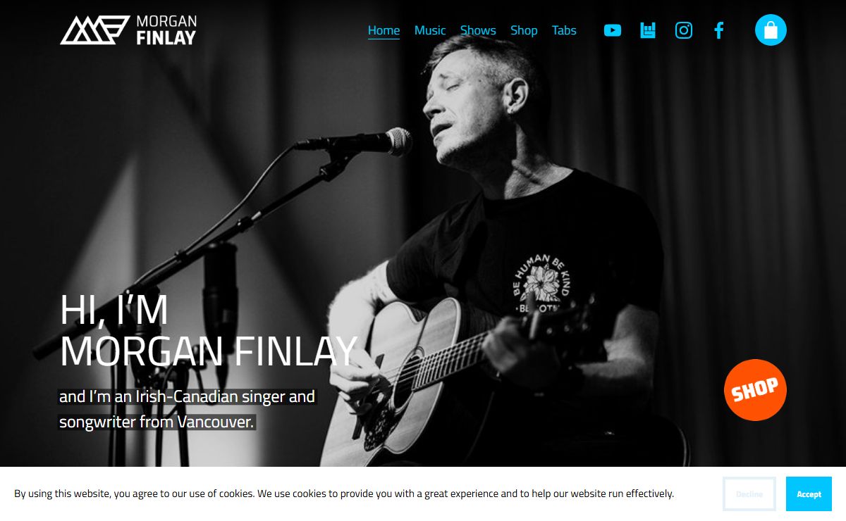 Morgan Finlay | Irish-Canadian Singer-Songwriter