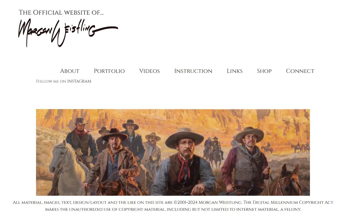 Morgan Weistling | The Official Website of Morgan Weistling