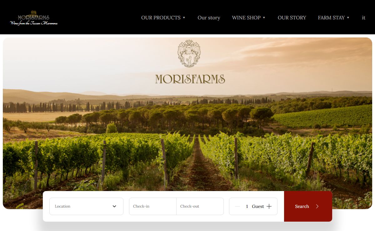 Morisfarms Winery in the Tuscan Maremma