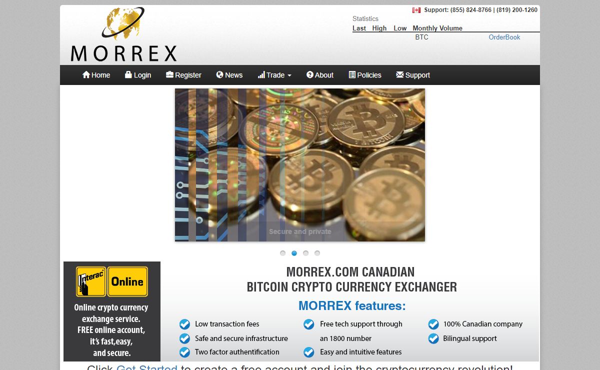 Canadian Bitcoin Currency Exchange Services, Online Litecoin Crypto Currency Exchanger - Home