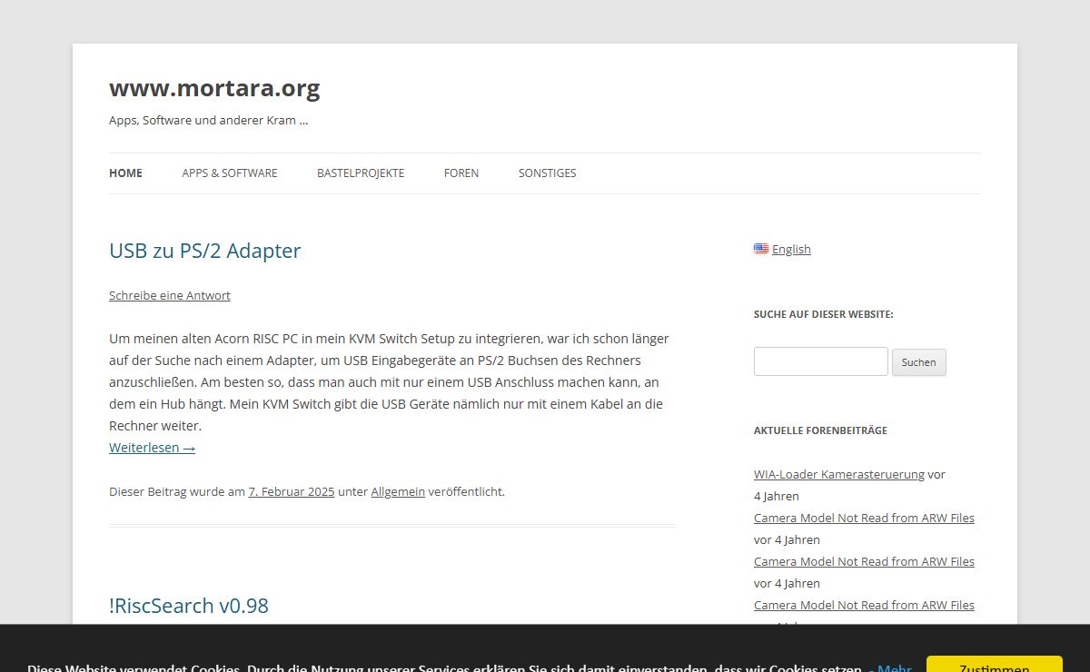 www.mortara.org | Apps, Software und anderer Kram …
