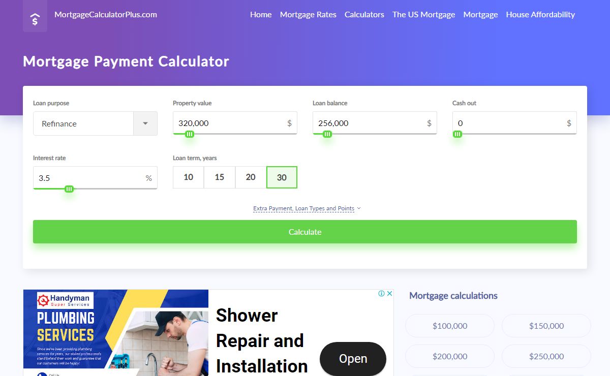 Mortgage Payment Calculator
