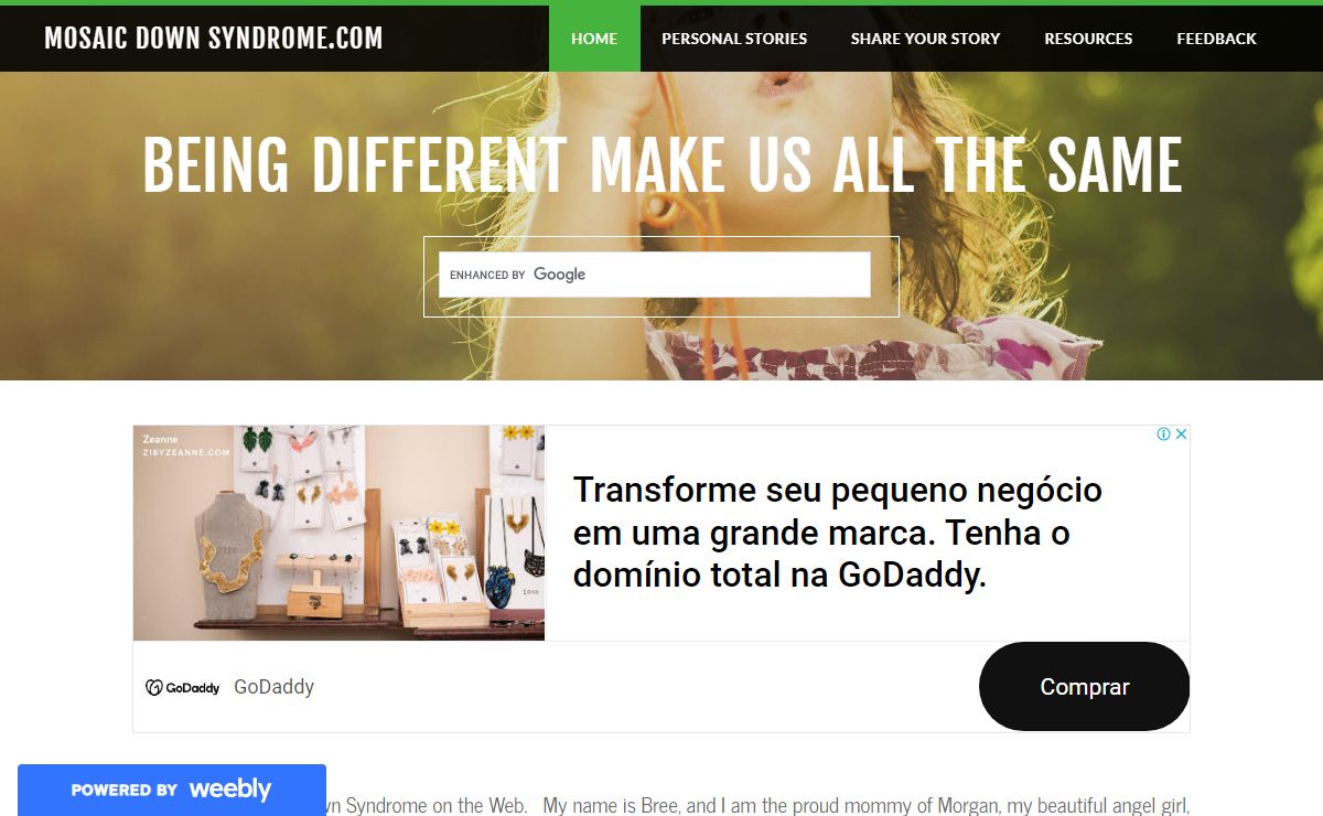 Mosaic Down Syndrome.com - Home