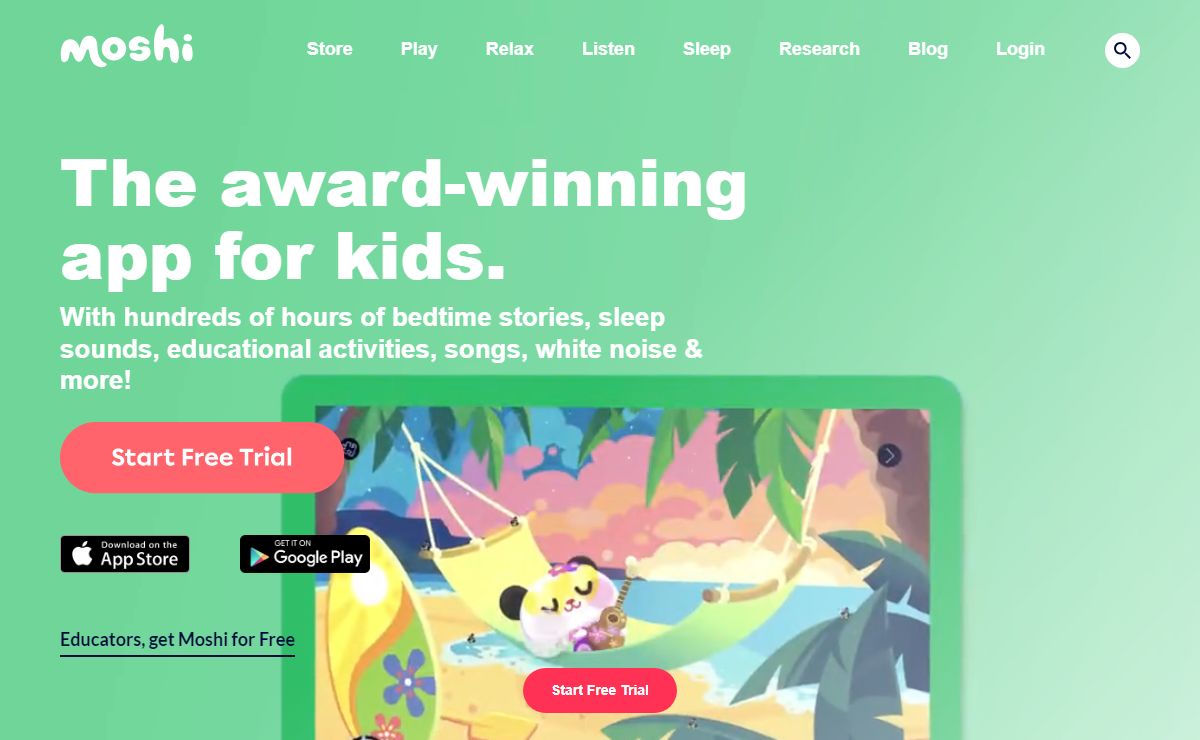 Moshi: Award-Winning Kids' Sleep & Learning App
