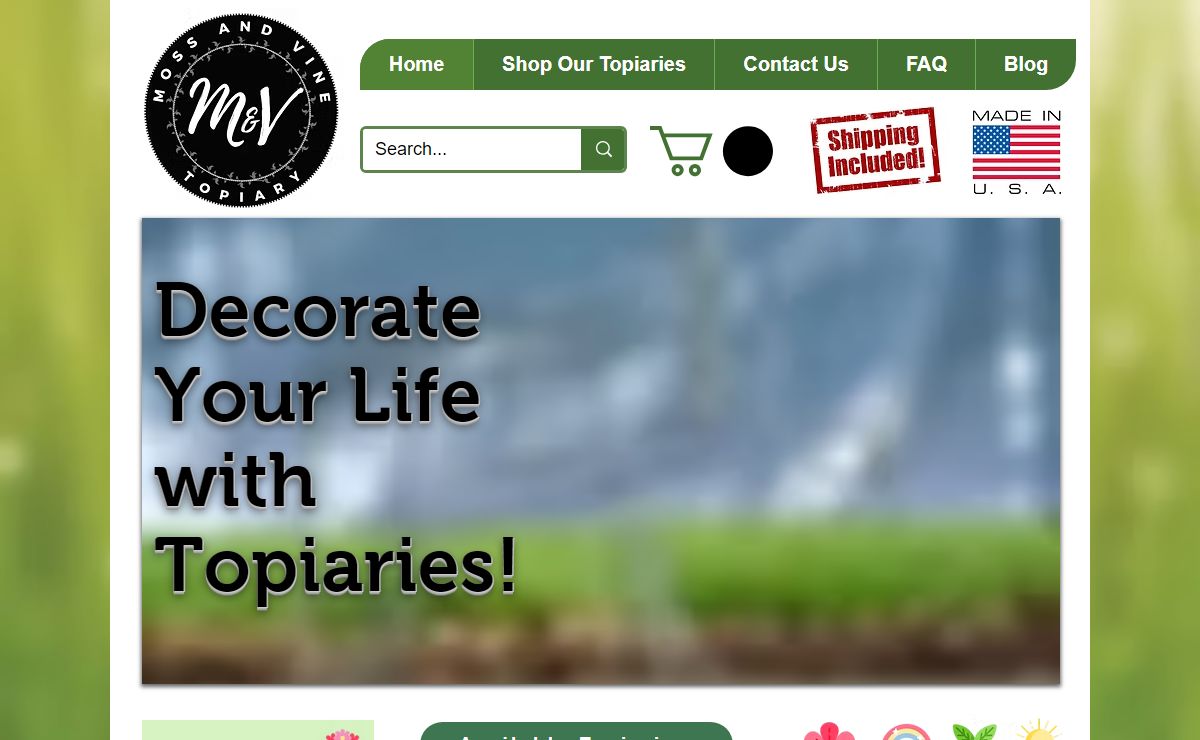 Shop Moss and Vine Topiary: Your Online Garden Florist