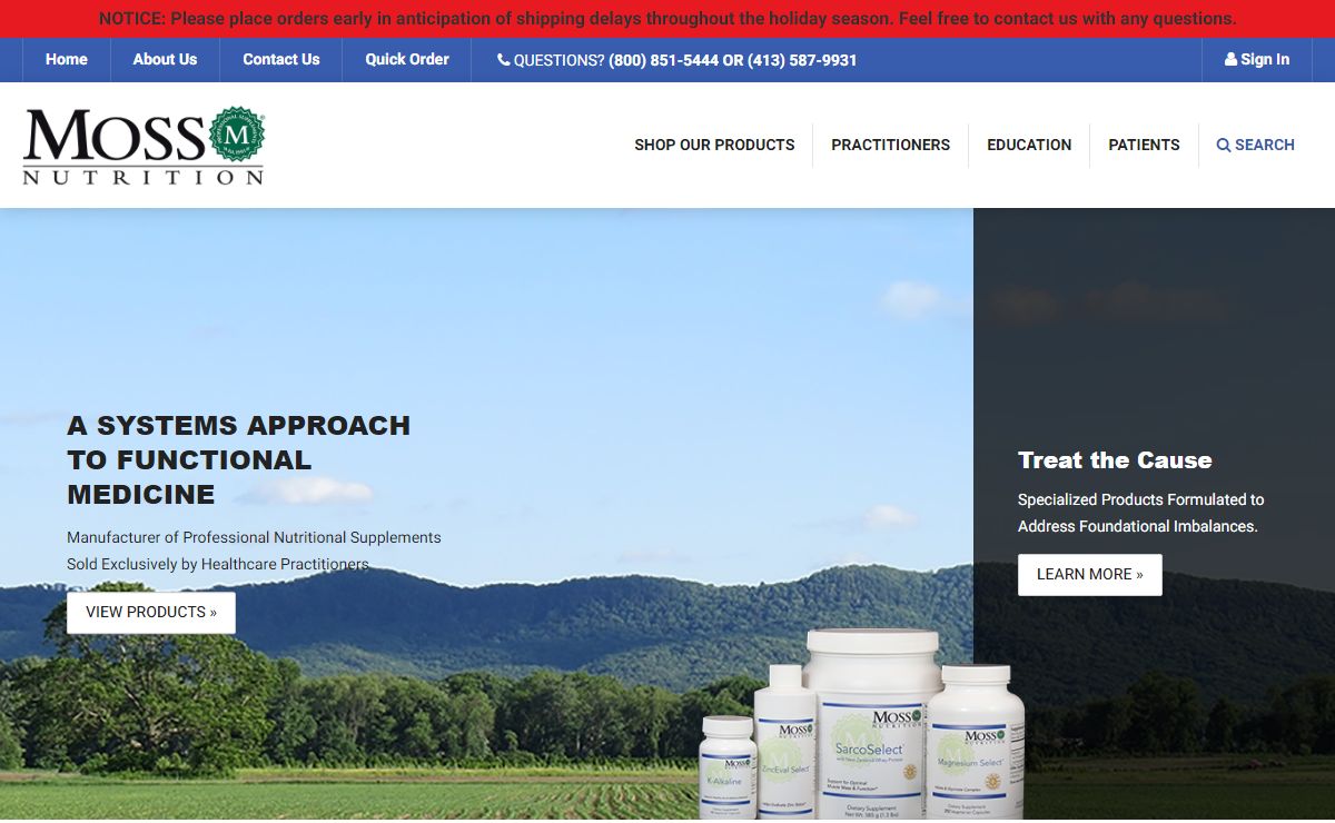 Moss Nutrition