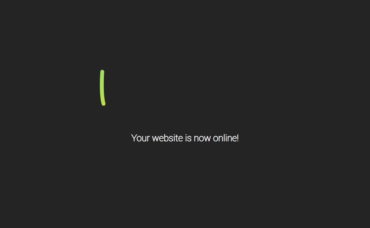 Website is Online