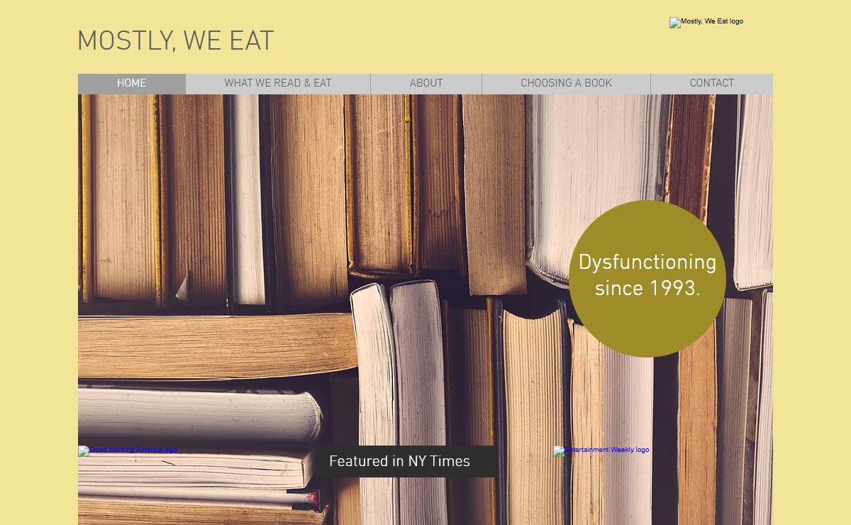 Mostly, We Eat book club