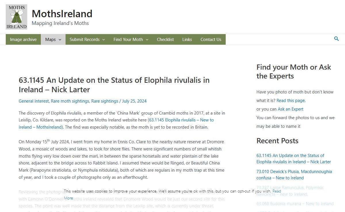 MothsIreland – Mapping Ireland's Moths