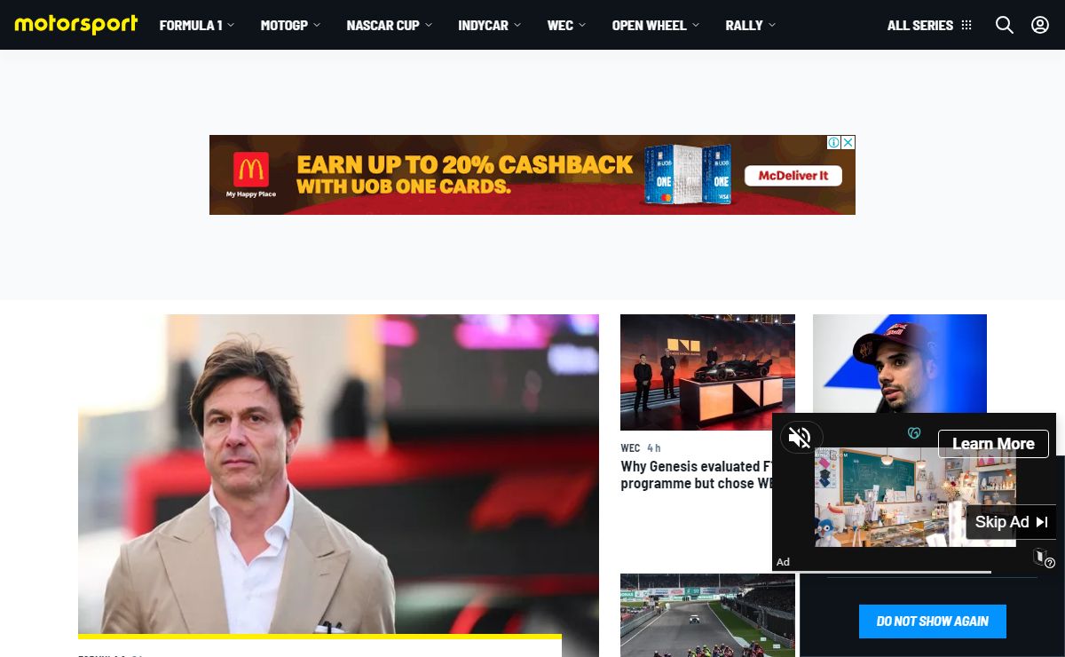 Motorsport.com: F1 News, MotoGP, NASCAR, Rallying and more