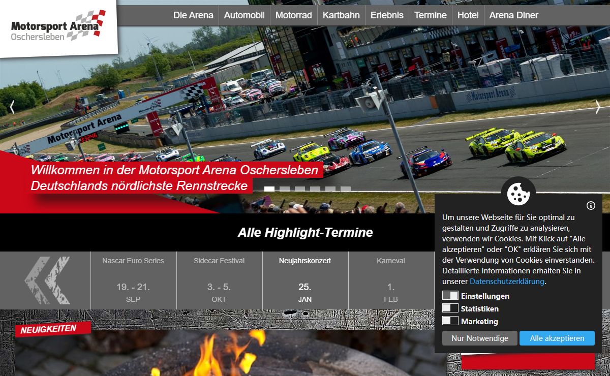 Willkommen in der Motorsport Arena Oschersleben | Wi...