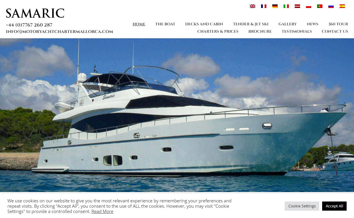 Home - Samaric - Motor Yacht Charter