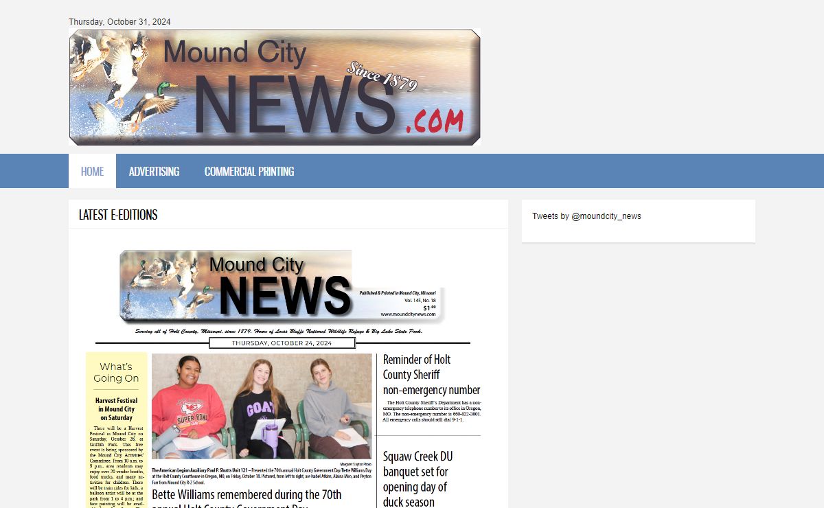 Welcome to Mound City News | Mound City News