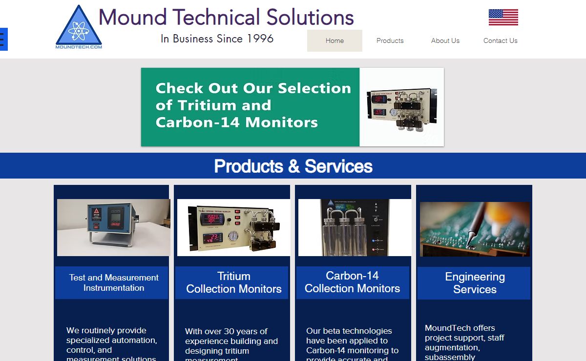 Custom Tritium Collection Monitors | Ohio | Mound Technical Solutions