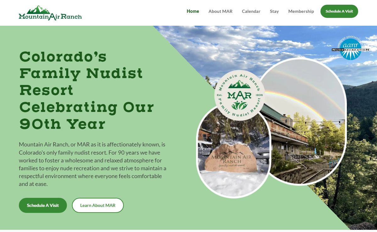 Mountain Air Ranch, Family Nudist Resort