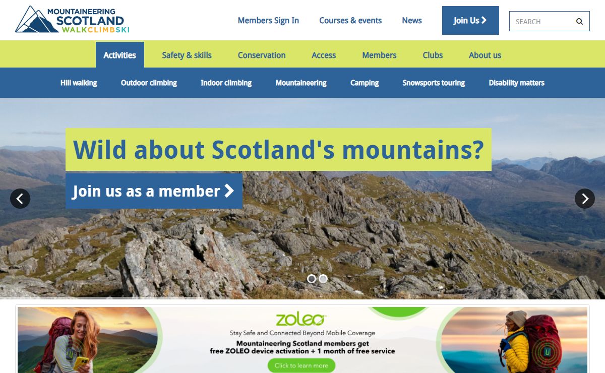 Mountaineering Scotland