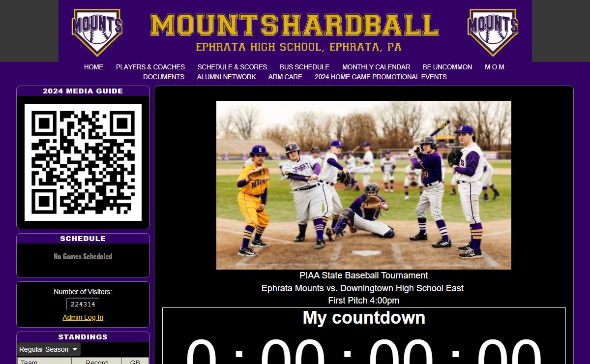 Mountshardball Home Page