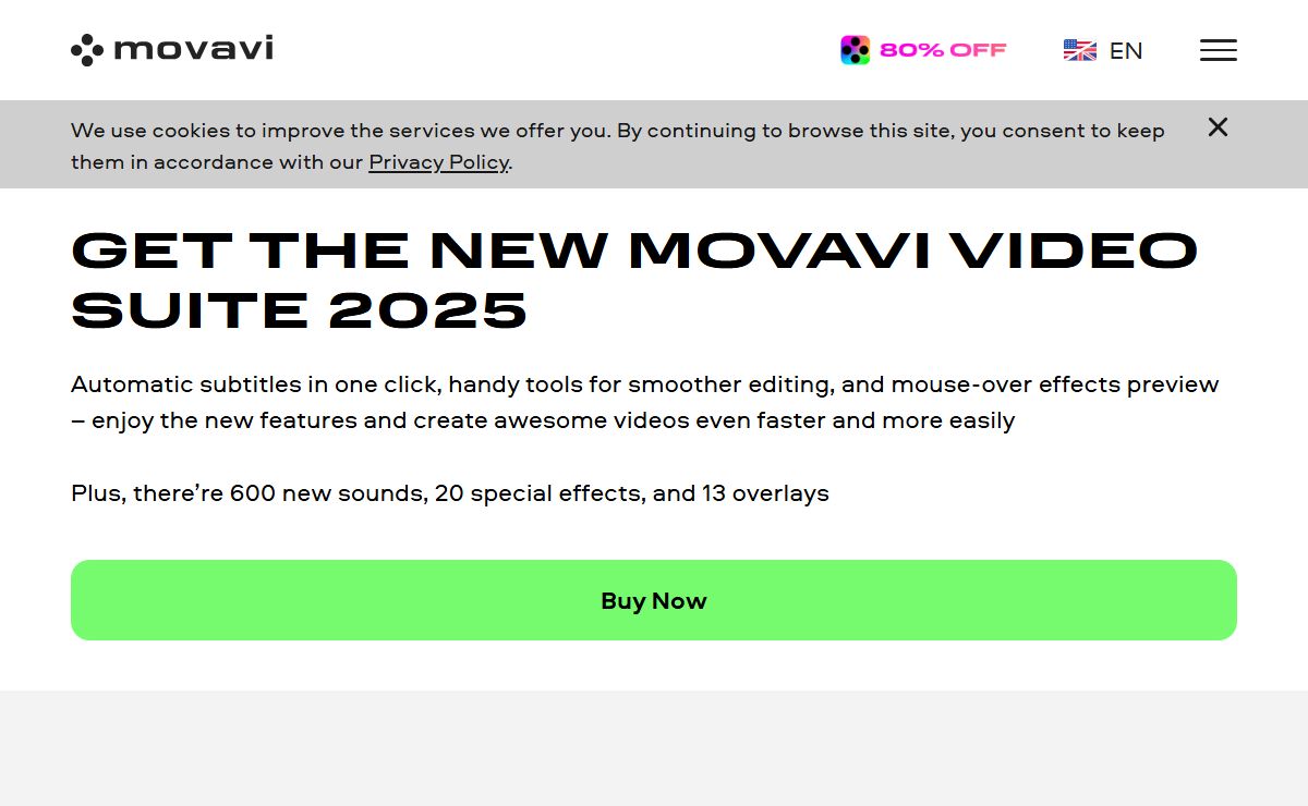 Video Editor 2025 and Other Cool Programs from Movavi – Download for Free