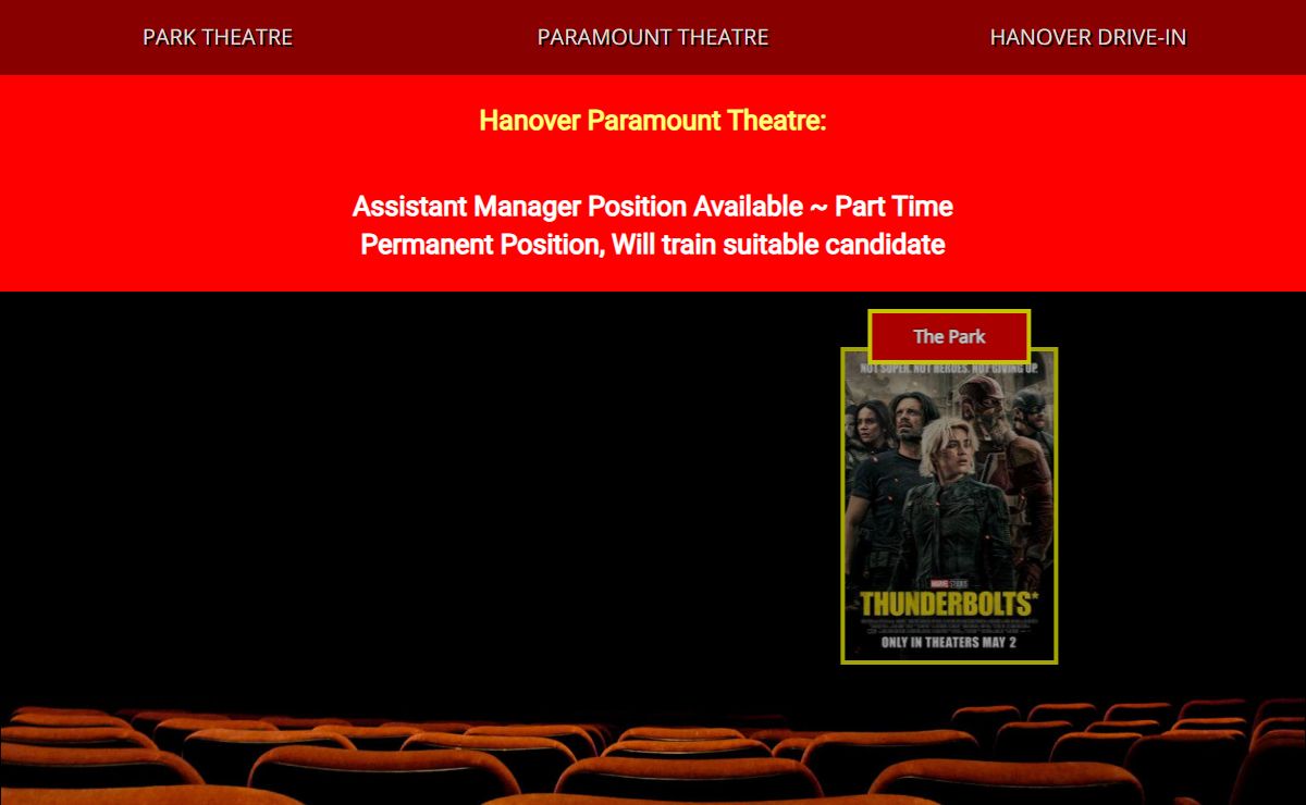 Movie Links - Goderich Theatre, Hanover Theatre and Drive-In - Ontario