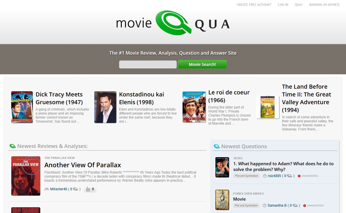 MovieQUA - Movie Reviews, Analysis, Questions, Answers and Ending Explanations