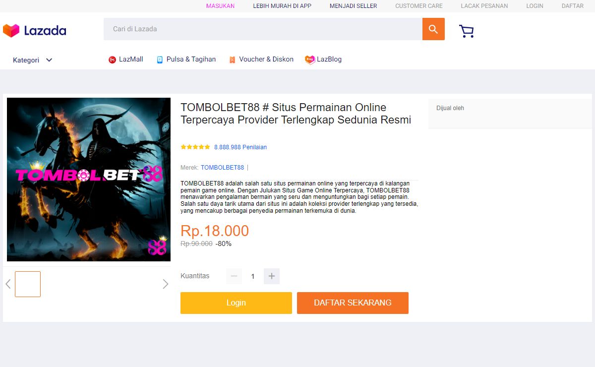 TOMBOLBET88 # Situs Permainan Online Terpercaya Provider Terlengkap Sedunia Resmi