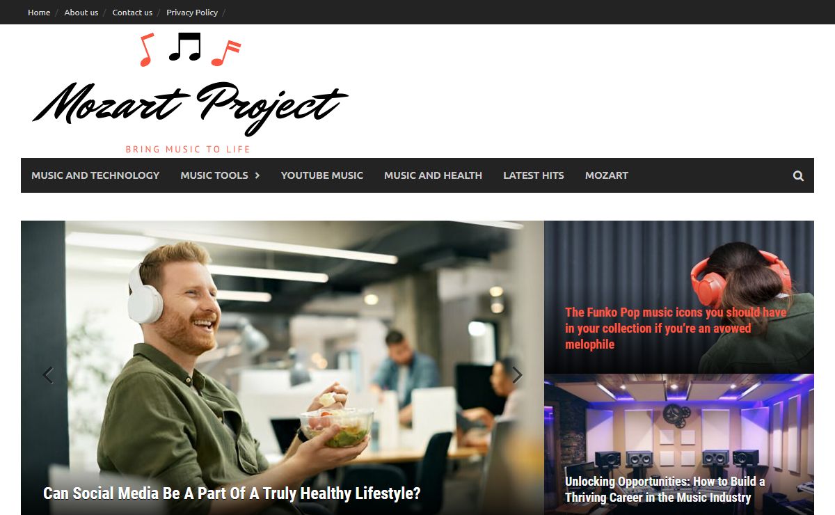 Mozart Project – Bring music to life
