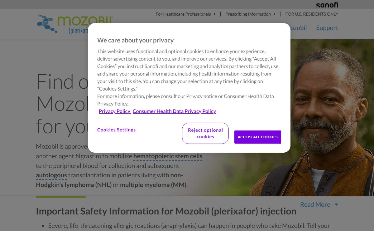 Stem Cell Mobilizer Injection | Mozobil® (plerixafor) injection | Patient Site