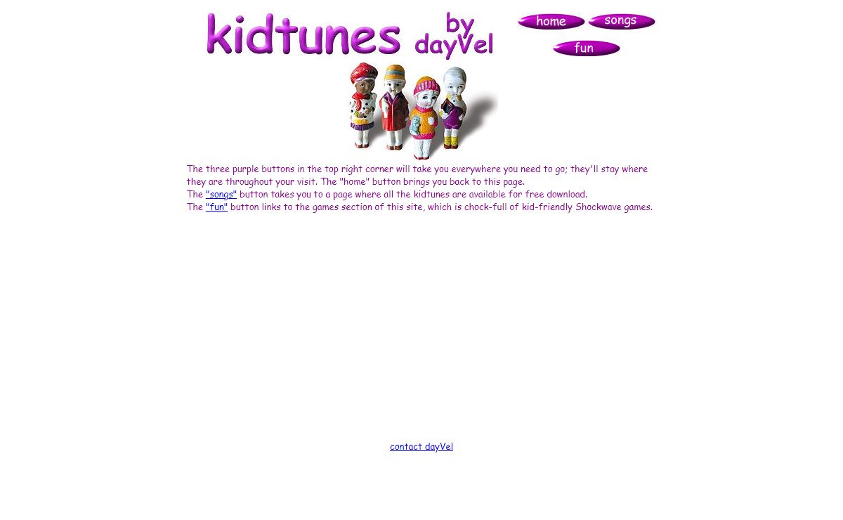 Free Children's Music on Mp3 - kidtunes by dayVel
