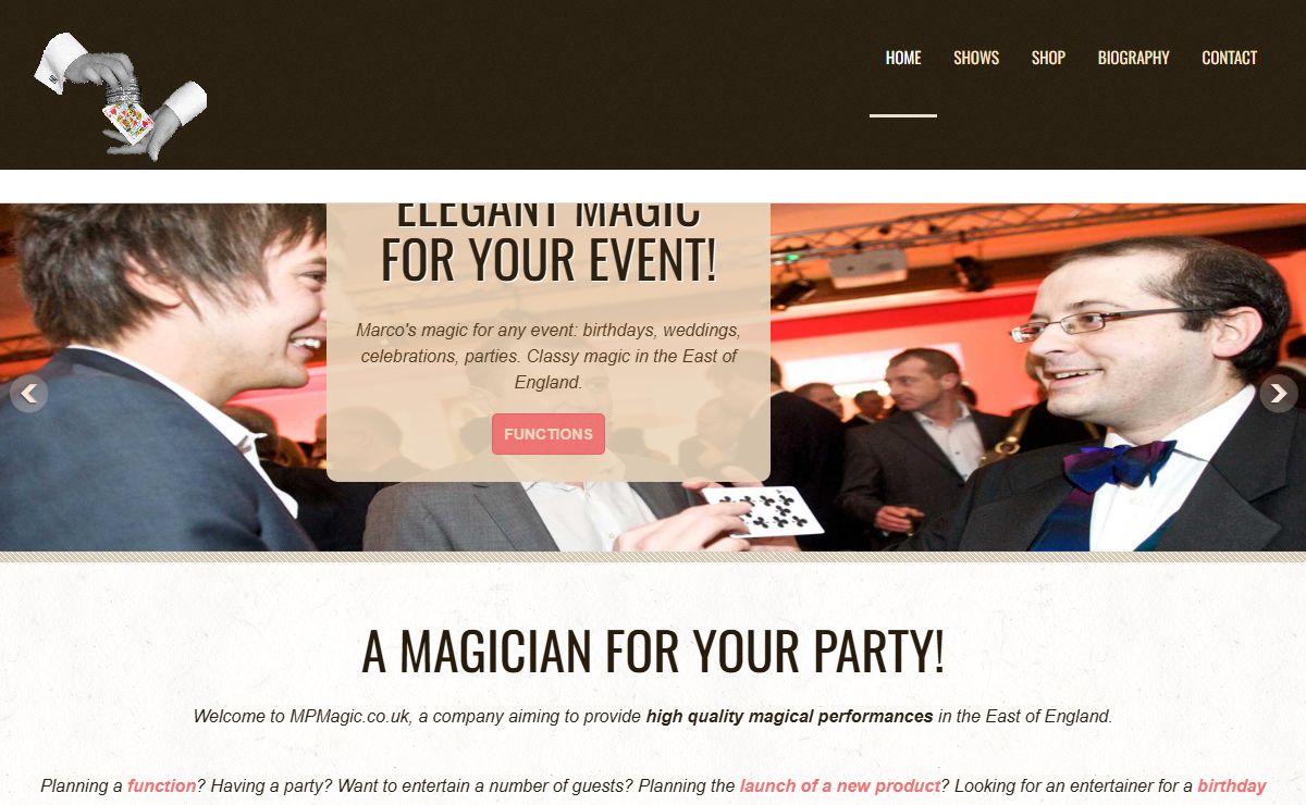 MPMagic.co.uk - Magician in Bury St. Edmunds (Suffolk)