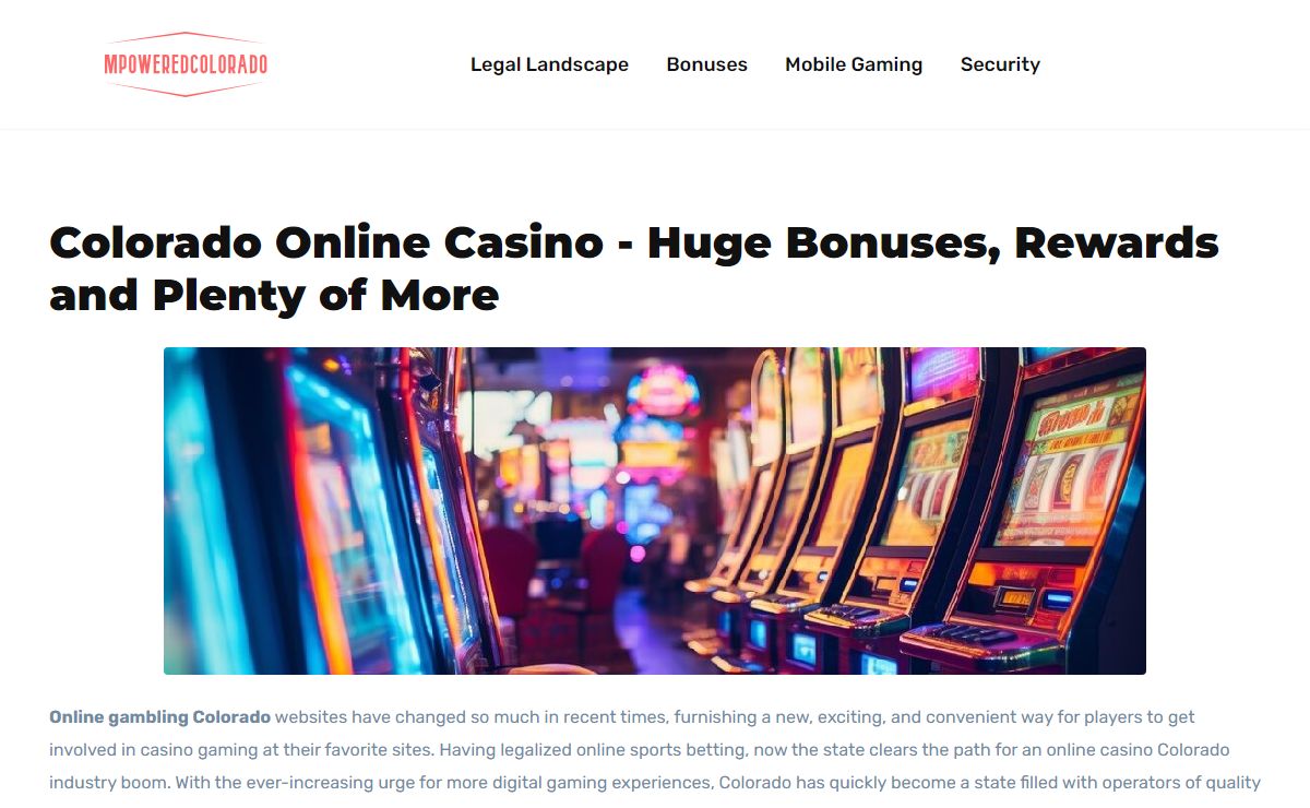 Online Casino Colorado - Top Leading Operators for Players