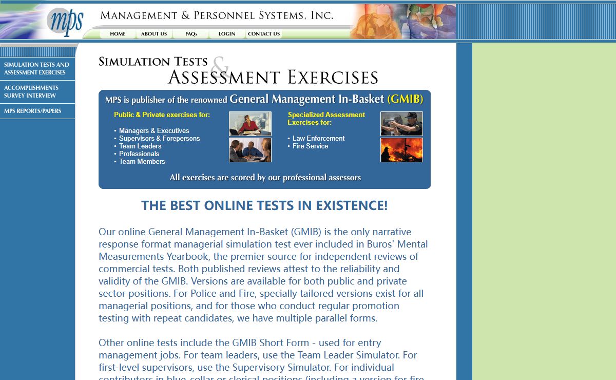 Management & Personnel Systems, Inc.