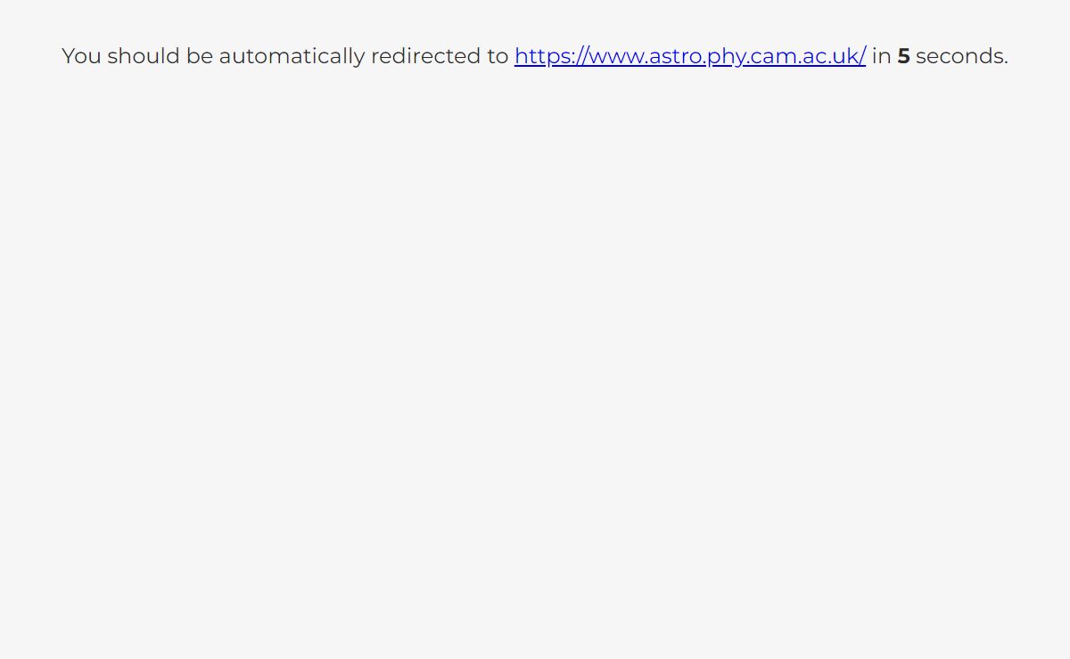 Redirecting