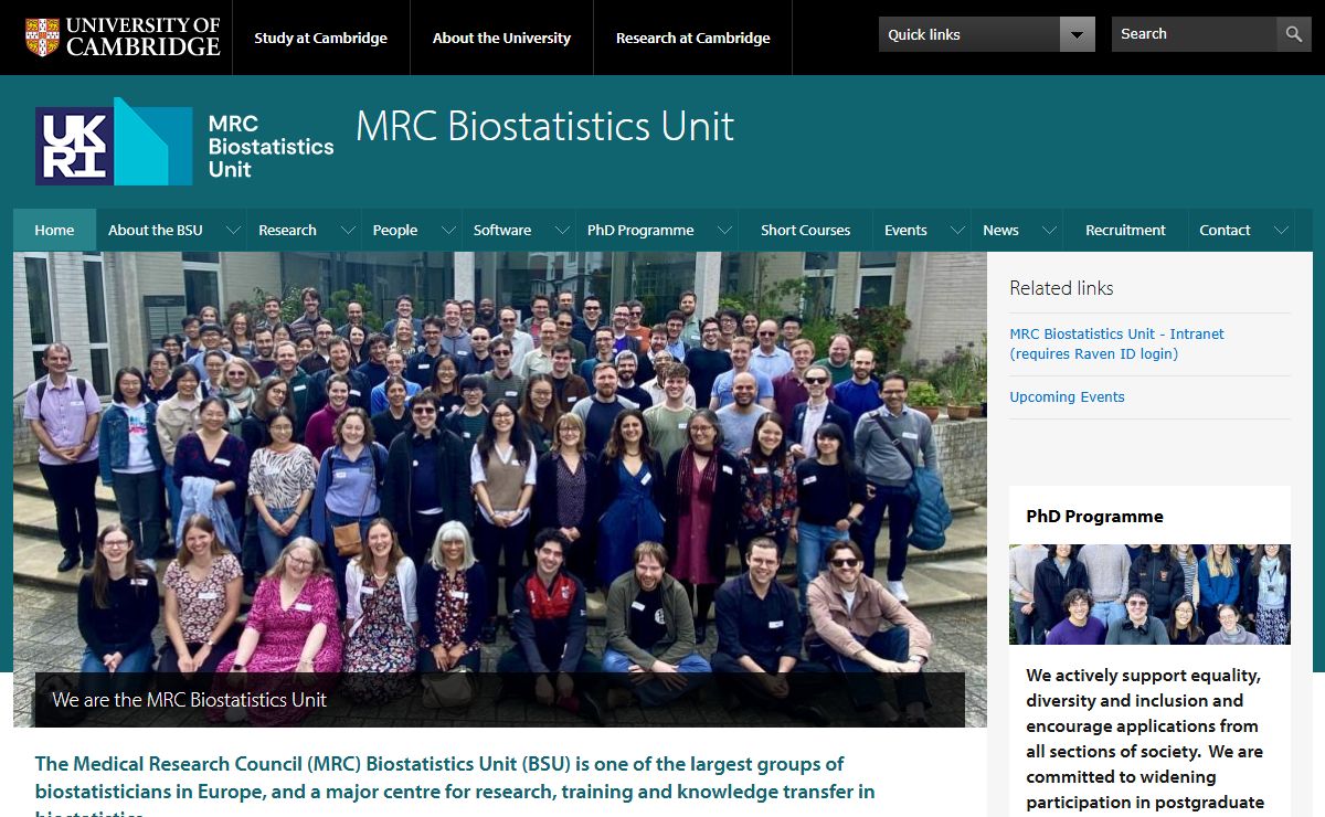 MRC Biostatistics Unit |