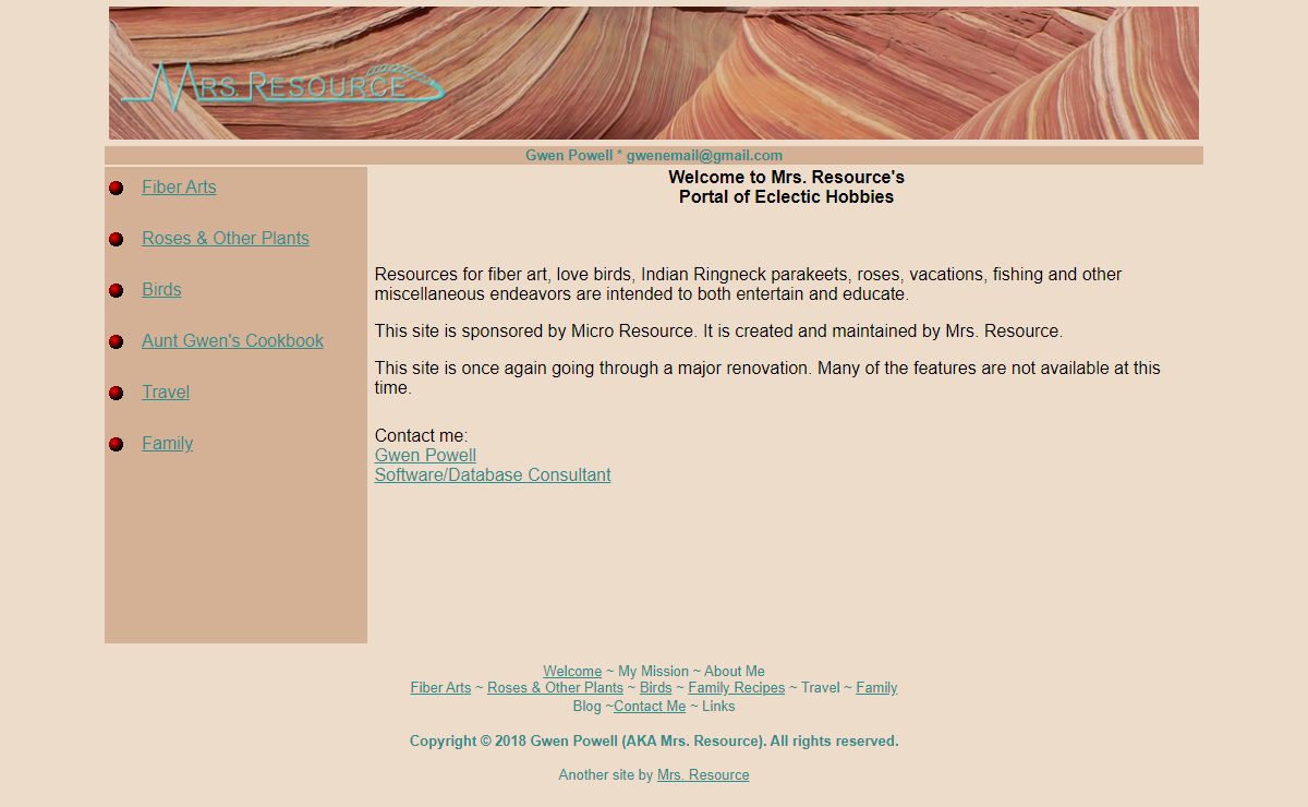 The Micro Resource Homepage