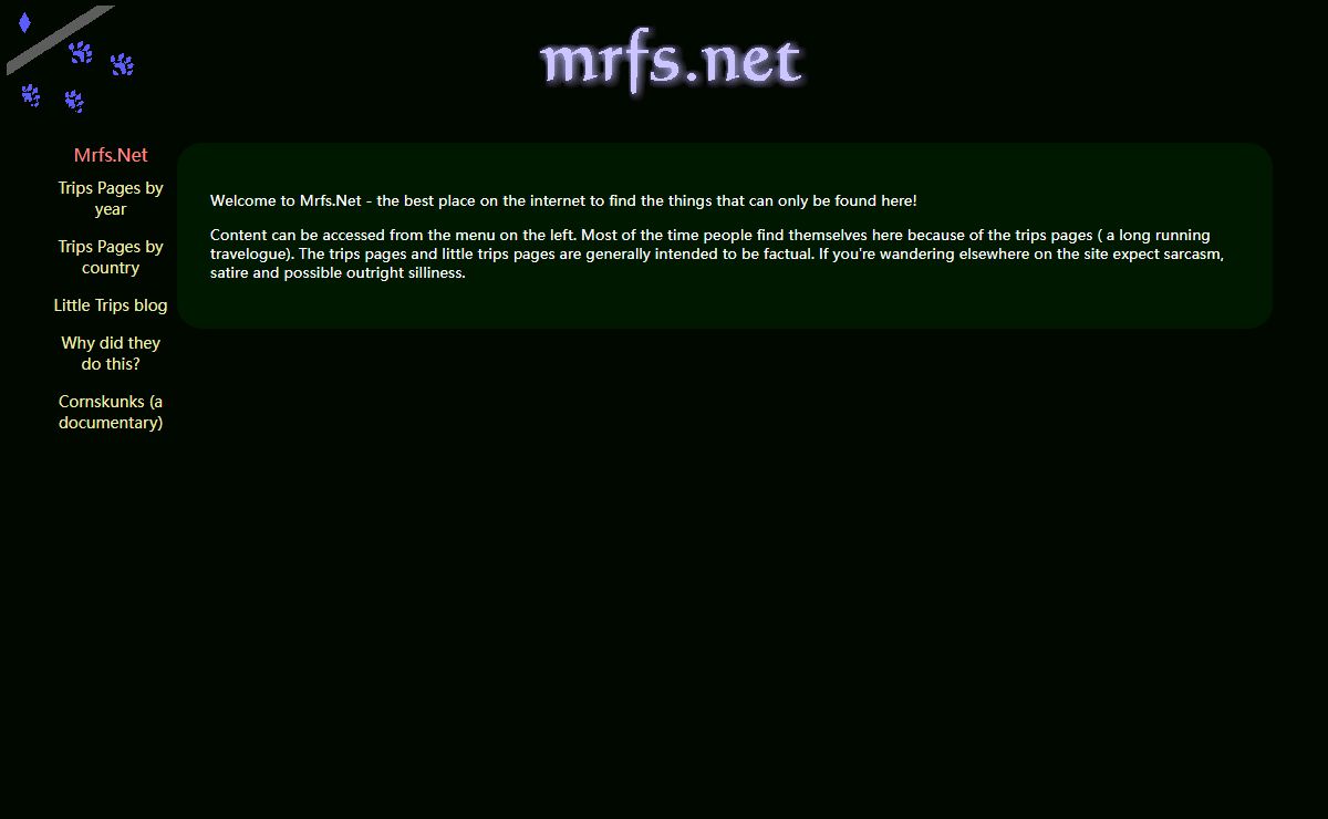 Mrfo Ergo Sum