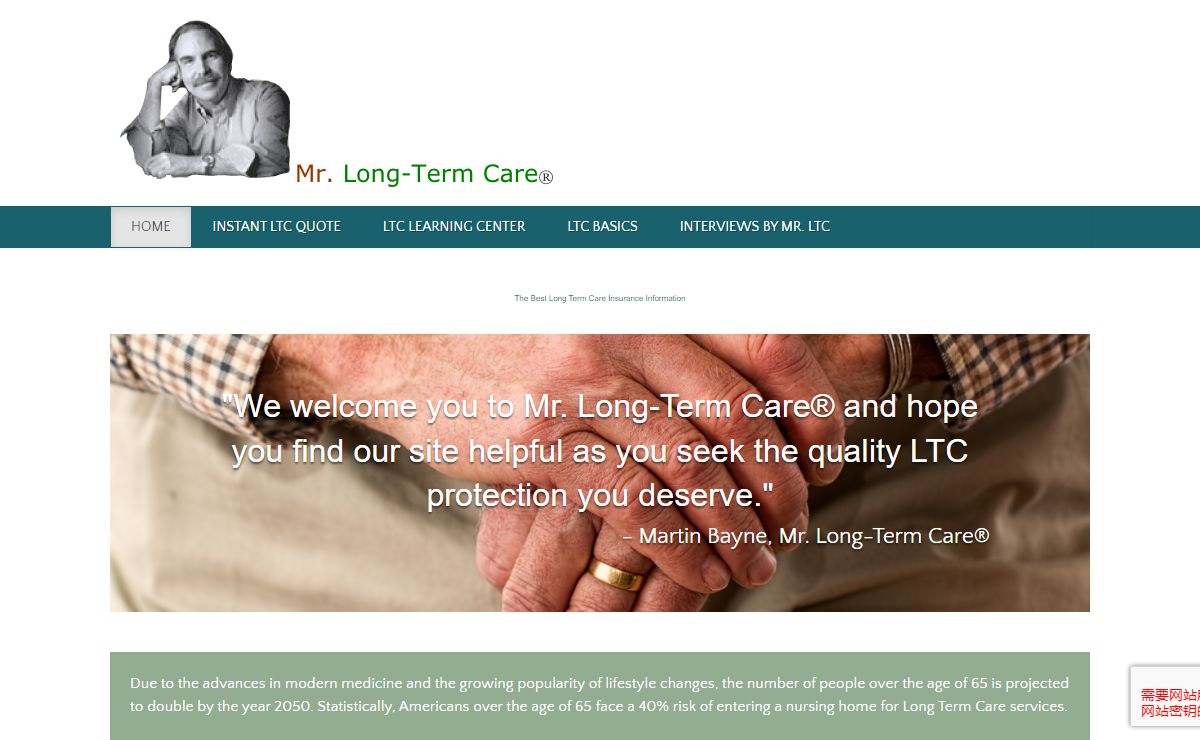 HomeMRLTC - Mr Long Term Care Insurance, Martin BayneHome - Mr. LTC