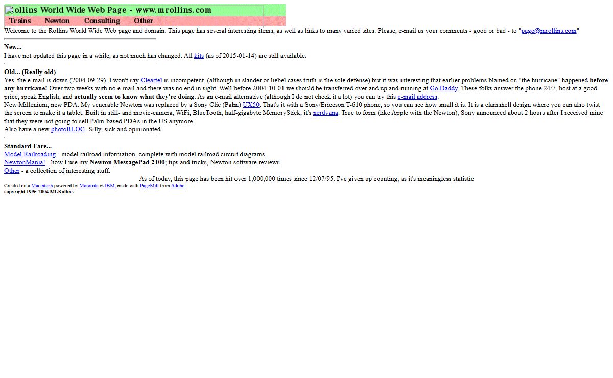 Mark Rollins' World Wide Web page
