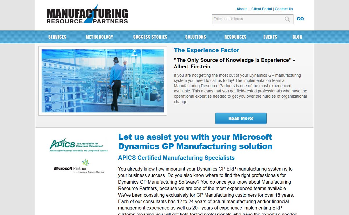 ERP Systems : Inventory Management Software : Microsoft Dynamics GP : Manufacturing Software : Distribution Software | Manufacturing Resource Partners, LLC