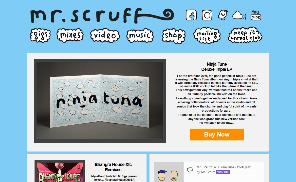 Mr. Scruff | Music | Art | Clothing