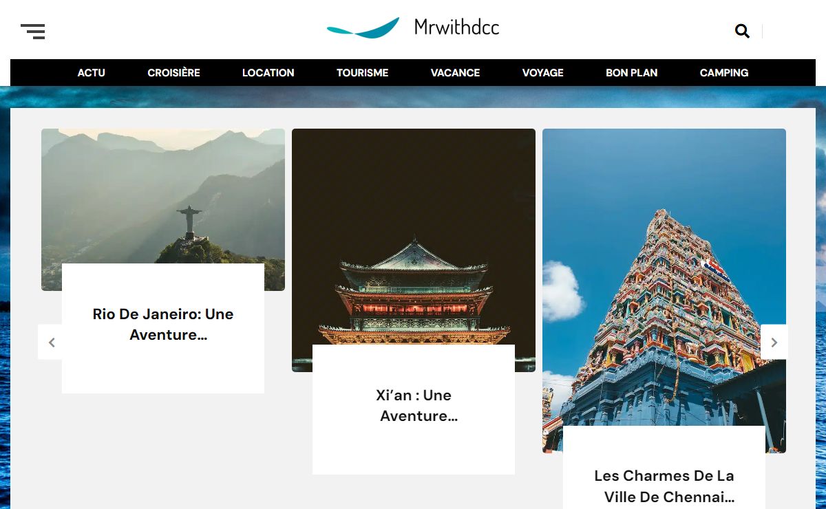 Mrwithdcc - L'info pour votre nouvelle destination
