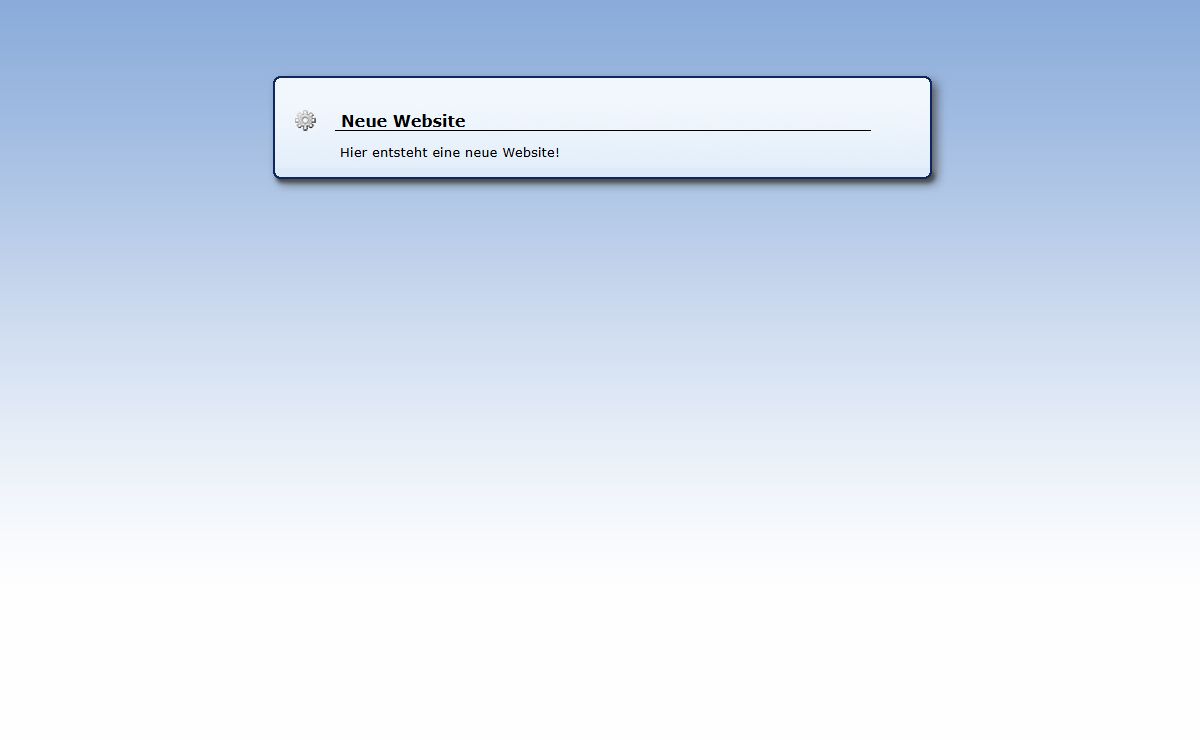 Neue Website