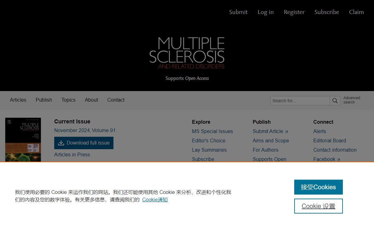 Home Page: Multiple Sclerosis and Related Disorders
