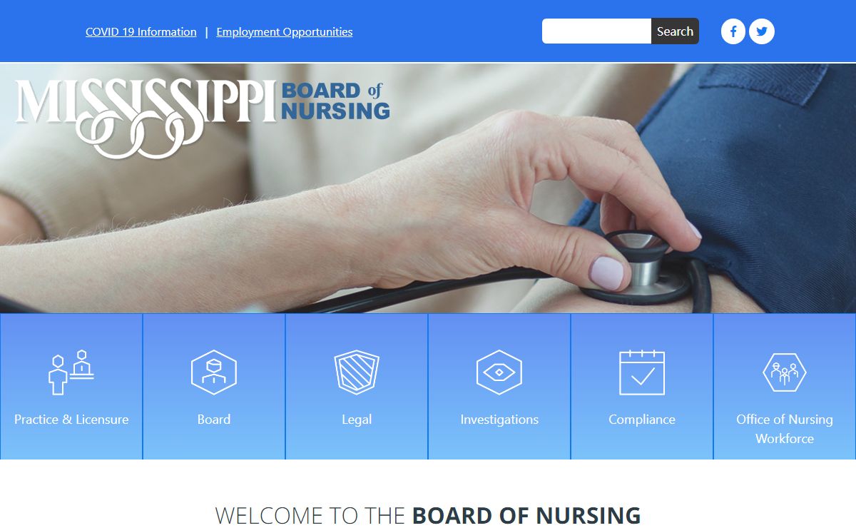 Home | Mississippi Board of Nursing