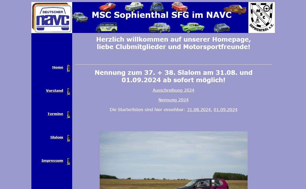 Homepage M otor S port C lub -Sophienthal