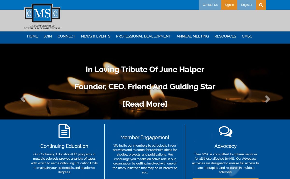Consortium of Multiple Sclerosis Centers (CMSC)