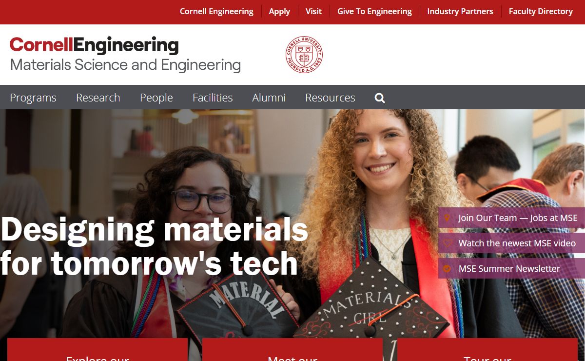 Materials Science and Engineering | Materials Science and Engineering