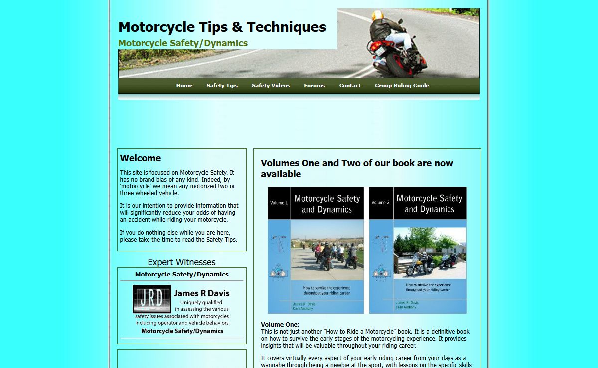 Motorcycle Safety Site